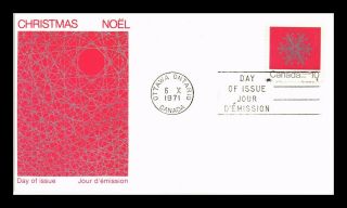 Dr Jim Stamps 10c Snowflake Christmas Noel First Day Issue Canada Cover