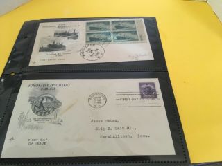 2 Us First Day Cover 1946,  Washington,  D.  C.  First Day Of Issue