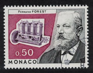 Monaco 60th Death Anniversary Of Fernand Forest Motor Engineer And Inventor 1v