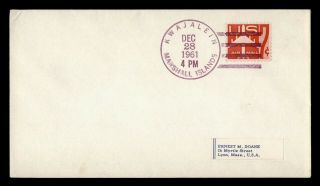 Dr Who 1961 Marshall Islands Kwajalein Airmail To Usa E47390