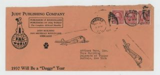 Mr Fancy Cancel Lgl Judy Publishing Company Chicago Ill 1931 Cvr 2235