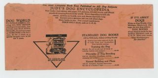 Mr Fancy Cancel Lgl Judy Publishing Company Chicago Ill 1931 Cvr 2235 2
