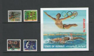 Kuwait :sc.  1333 - 36,  A / Summer Olympics /set & Ss/mnh - Cv:$160,