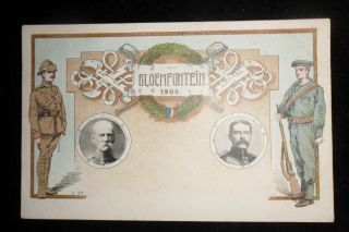 Boer War French Post Card Bloemfontein