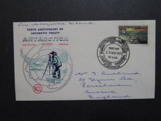 Australian Antarctic Terr 1971 Issue Fdc Macquaire Cds - Z8826