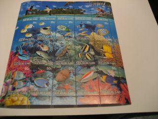 Australia Cocos (keeling) Island 2006 Coral Reef Sheet (20 Stamps)