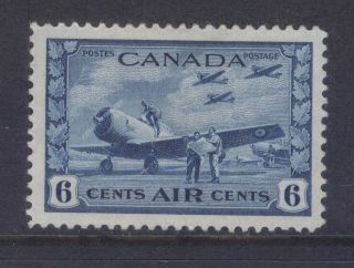 Canada C7 1943 6c Rcaf Training Plane War Issue Air Mail Xf Mph