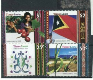 (119) East Timor / Timor Leste (stamps Issued By Australia) - 2002 Set Of 4