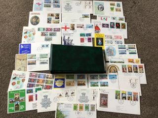Album Full Of First Day Covers Fdc Special Postmarks Limited Edition