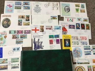 ALBUM FULL OF FIRST DAY COVERS FDC SPECIAL POSTMARKS LIMITED EDITION 4