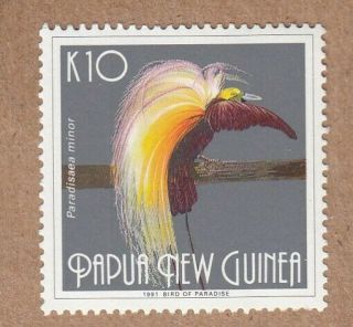 1991 Papua Guinea K10 Bird Of Paradise (1) Mnh