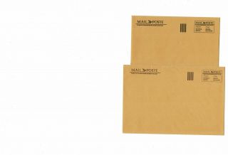 Canada 2 X Postage Paid Canada Post Corporation Envelopes Mail Poste