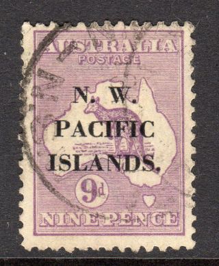 N.  W.  Pacific Islands 1918 - 22 9d Violet Sg112 Forgery