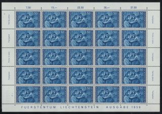 Liechtenstein,  Stamps,  1960,  Mi.  Klb.  395 - 397.