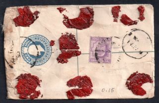 India Kevii Registered Uprated Stationery Cover To Delhi Ws8260