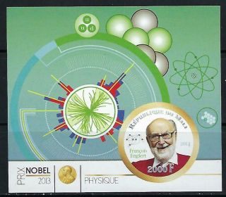 M2084 Mnh 2014 Imperf Souvenir Sheet Of Nobel Prize Winner Physcist F.  Englert