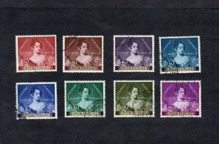 Portugal.  1953.  Centenary Of Portuguese Stamps Set X 8 Diff 
