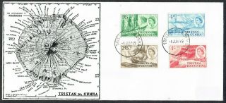Tristan Da Cunha 1969 First Day Cover 1st June Sg 121 - 124