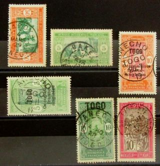 French Colonies Senegal & Togo Stamps - Cancel - R106e9146