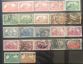 Germany 1900 - 1920 Representative Figures Of The German Empire Mnh/mlh &