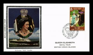 Dr Jim Stamps Queen Elizabeth Royal Tour British Virgin Islands Cover