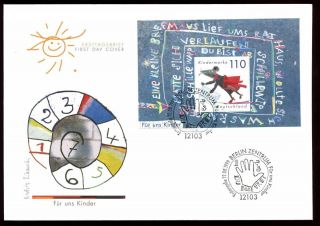 Germany 1999 For Us Children M/s Fdc C8313