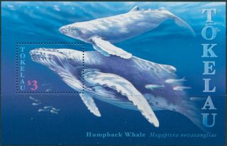 Tokelau 1997 Sg263 Ms Humpback Whales Mnh