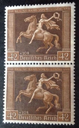 Germany 1938 42pf Brown Stamps No Gum