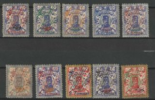 Postes Persanes 1903 Jubilee Not Issued Stamps Mh