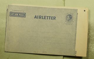 Dr Who Australia Vintage Aerogramme Stationery C137116
