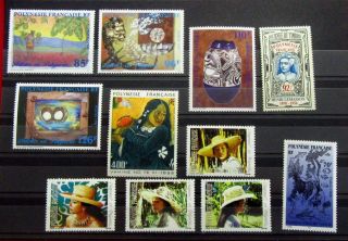 French Polynesia Old Stamps Set - Mnh - Vf - R66e7300