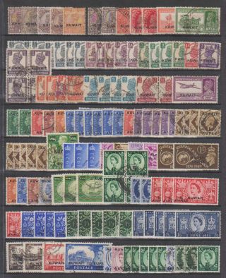 A4841: Kuwait,  British Stamp Collection; Cv $640