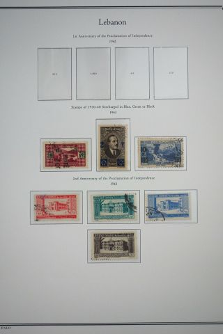 Lebanon Stamps Early Sets S/s 1942 - 1960’s,  Bob In Alb