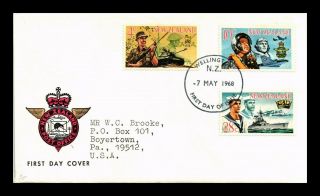 Dr Jim Stamps Armed Services Combination Fdc Zealand Cover
