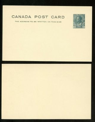 Lot 75968 Canada Ux34d Postal Stationery Card King George V