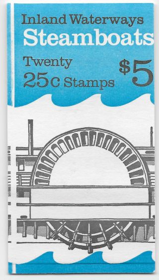 Scott 2409a Us Booklet Steamboats 20 X 25 Cent Nh