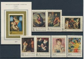 D278972 Paintings Art Nudes Mnh,  S/s Russia