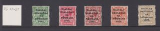 Gb Ovpt Ireland Eire Stamps George V Definitives Sg 47 - 51 Issues Mounted