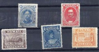 Hawaii Stamps (lot M 7)