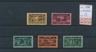 Lk85987 Lebanon 1928 Taxation Stamps Overprint Mh Cv 23 Eur