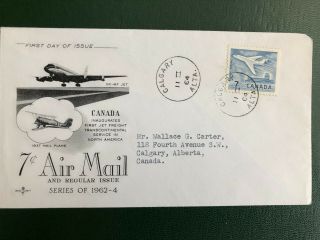 Canada,  1964 7c Airmail First Day Cover