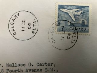 Canada,  1964 7c Airmail First Day Cover 2