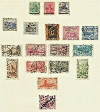 Germany.  Sarre,  Saargebiet,  18 Stamps From 1920s - 1930s.