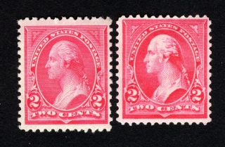 Usa 1894 Stamps Scott 248,  249 Mh Cv=180$