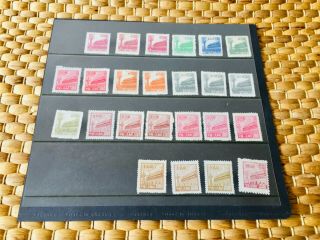 China Prc Gate Of Heavenly Peace Stamps On Stock Page X 24 $50 - $12,  500
