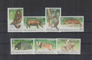 I296.  Nicaragua - Mnh - Nature - Animals