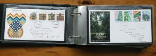 GB - Cover album containing 42 assorted first day & souvenir covers 4