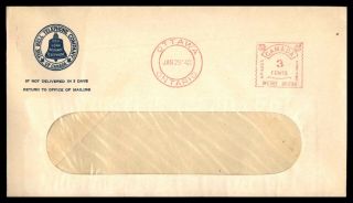 Mayfairstamps 1940 Canada Bell Telephone Co Metered Ottawa On Cover Wwb48075