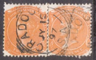 South Australia Squared Circle Postmark / Cancel " Cradock S.  A.  " 1897