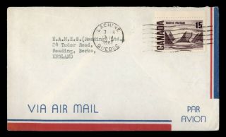 Dr Who 1967 Canada Lachine To Gb Air Mail C125470